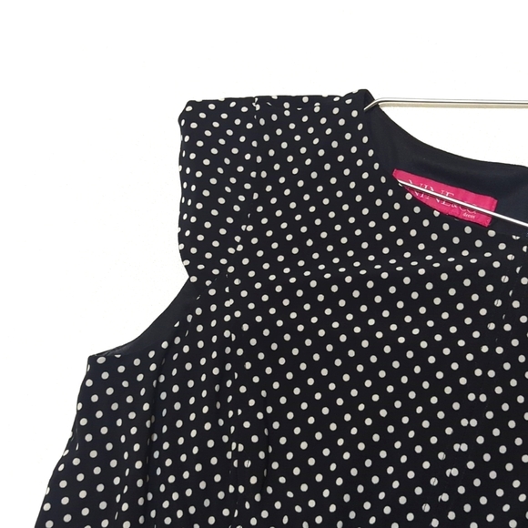 Nine & Co. | Polka Dot Midi | Drop Waist Dress | Shabby Chic | Summer | Trendy | - Picture 5 of 8
